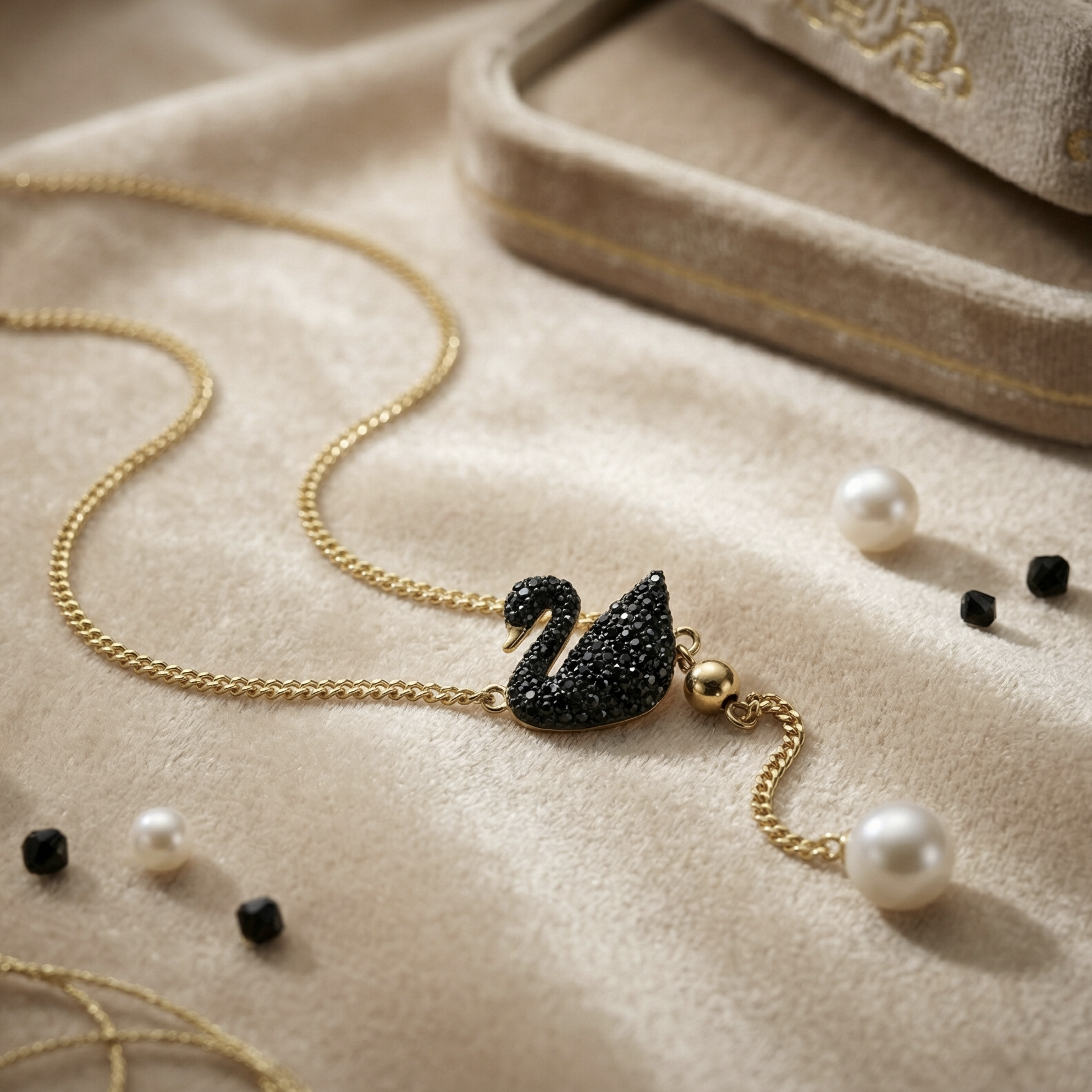 PC-020 Bold Black Duck Charm
