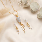 PS-008 Dangling Tassel Pendent Set