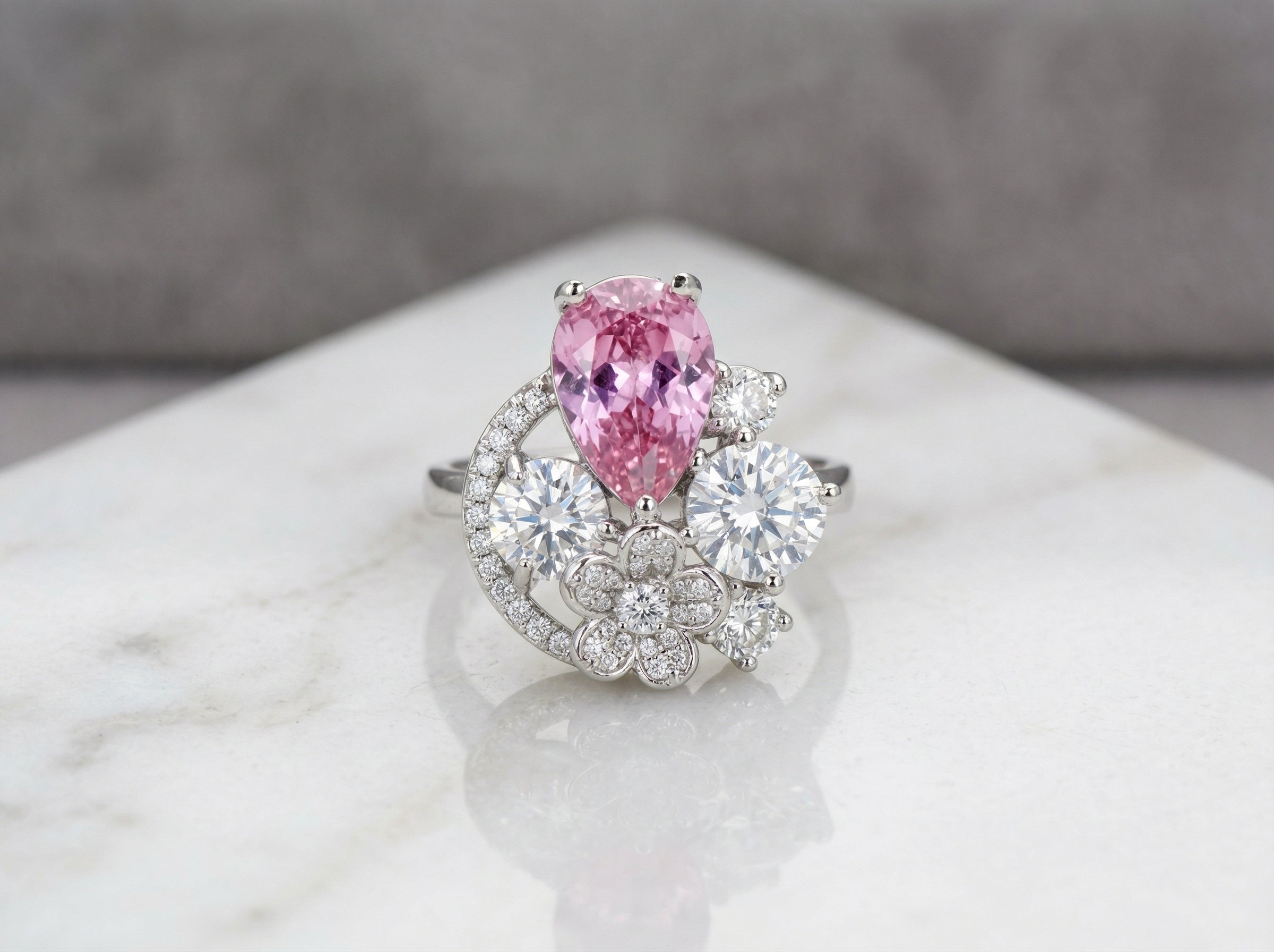 RG-002 Imp Pear Stone Ring