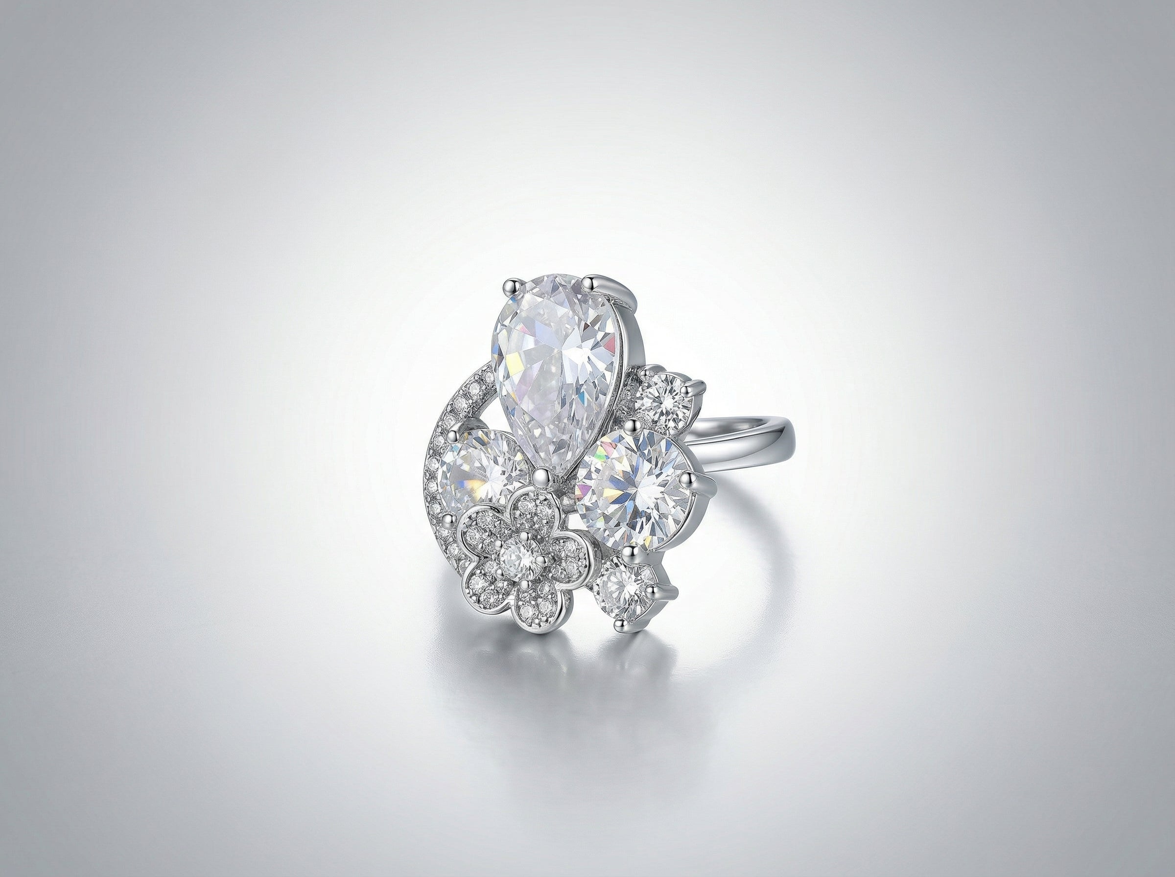 RG-002 Imp Pear Stone Ring