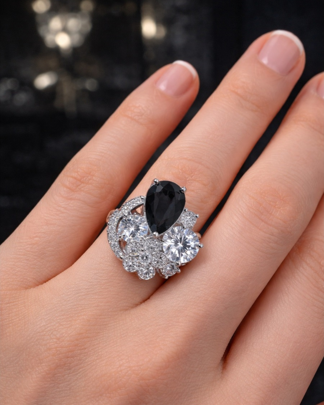 RG-002 Imp Pear Stone Ring
