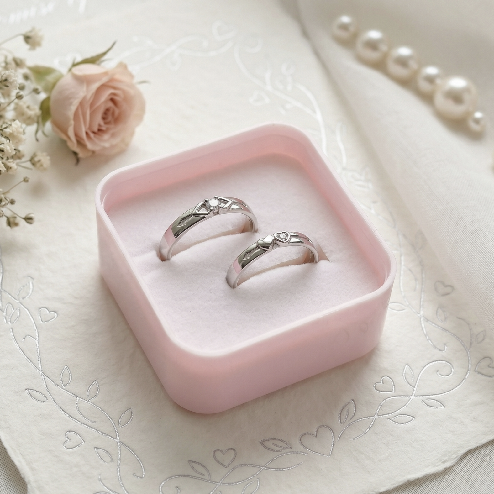 RG-056 Love Locked Forever (Couple Rings)